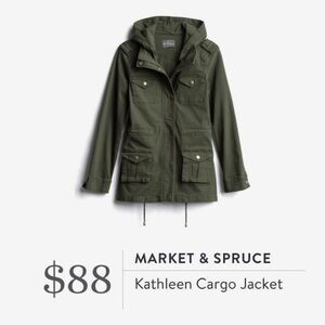 NWT Market & Spruce utility jacket
